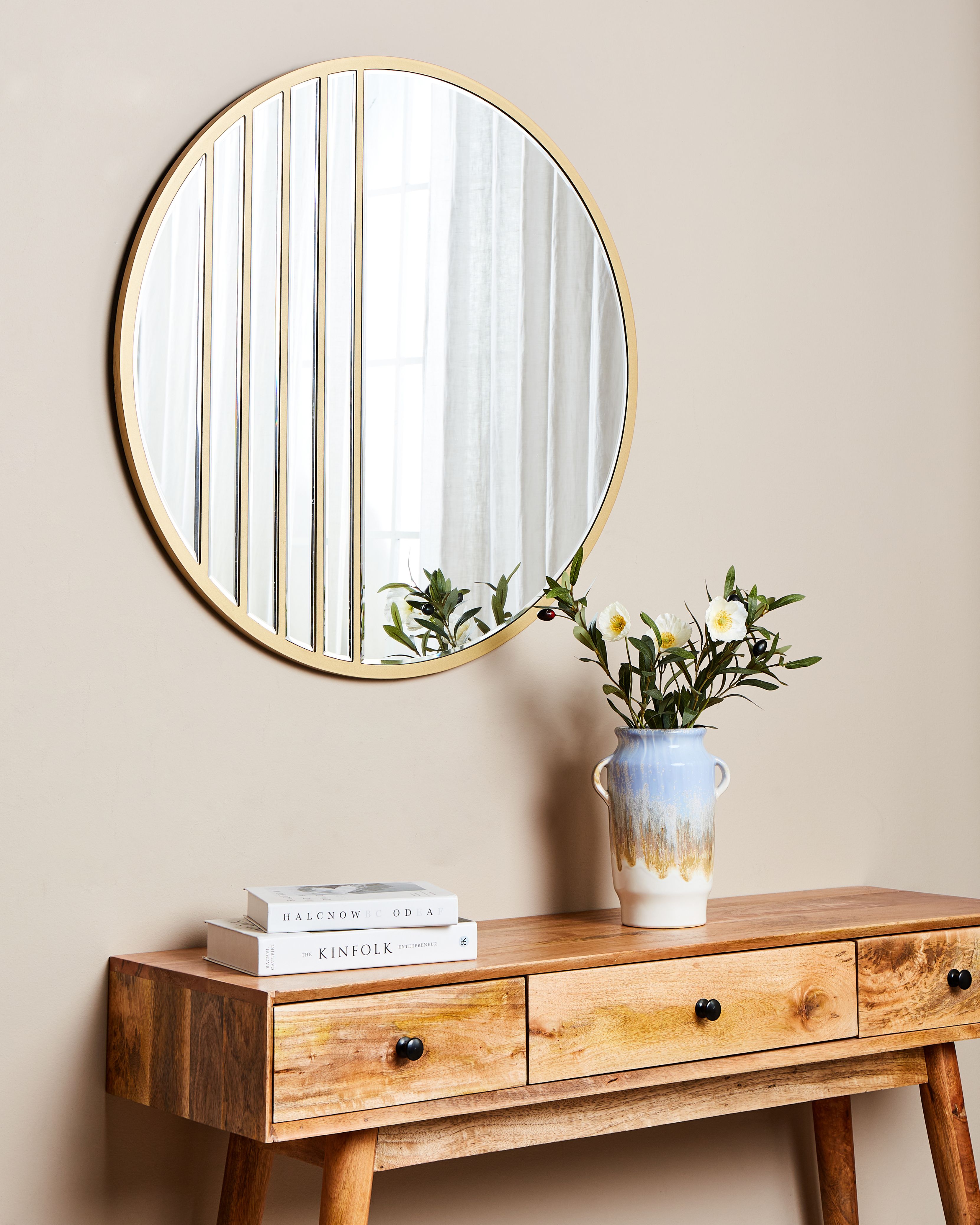Wall Mirror COUST 80 cm 80 cm Gold