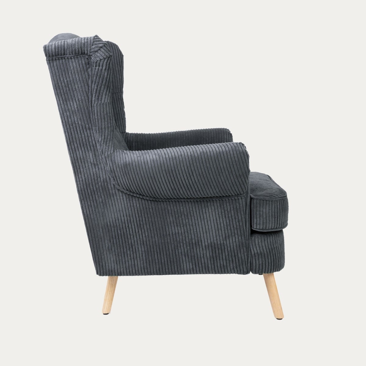 Fotel FOSSBY FASO sztruksowy zielony 86x85x108 cm