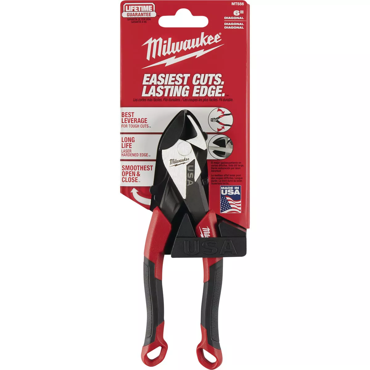 Milwaukee 6 In. Comfort Grip Diagonal Cutting Pliers (USA)