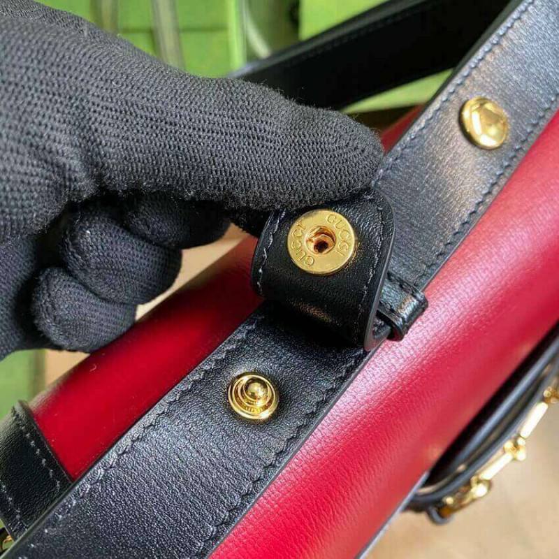 Replica Gucci Horsebit 1955 Small Bag 602204 In Brick/Sand Leather1:1High-quality replica