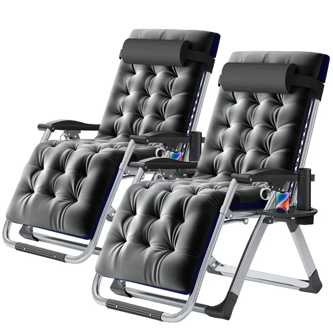 NAIZEA Zero Gravity Lawn Recliner Chairs, 2 Pack, Black - Image 10 NAIZEA Zero Gravity Lawn Recliner Chairs, 2 Pack, Black - Image 10