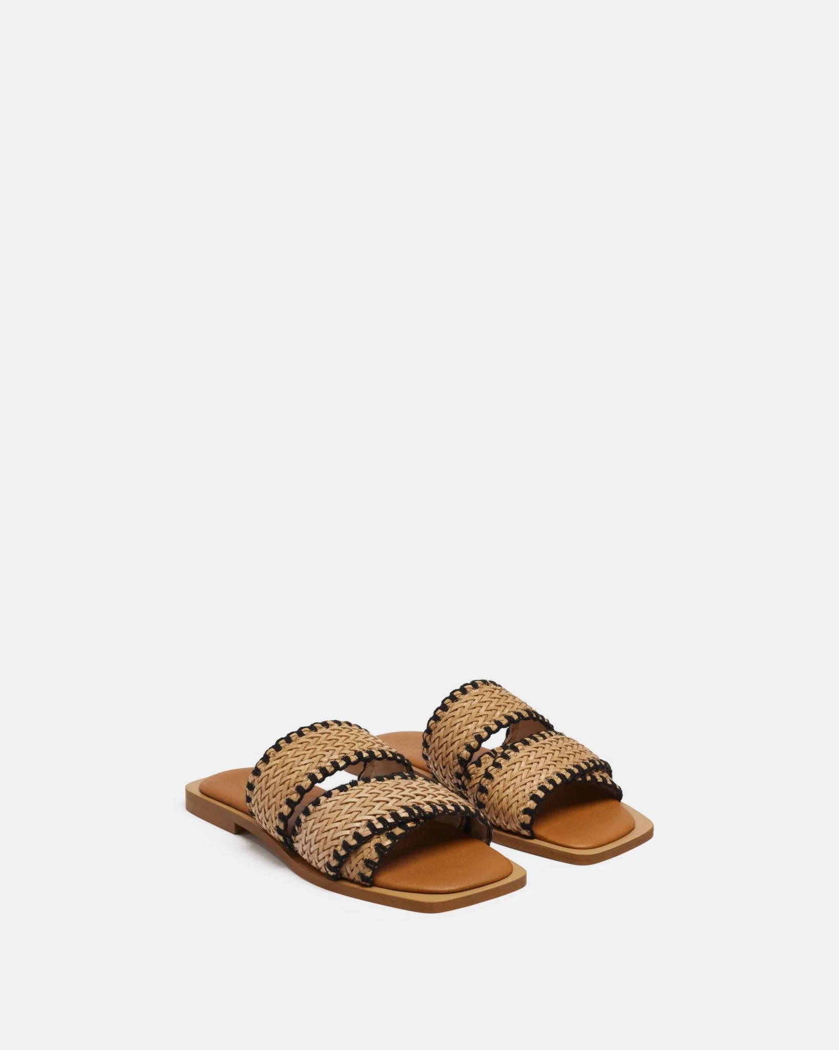 MULES LEILA/RAF - En raphia noir