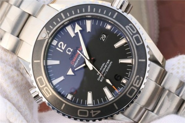 Replica Omega Planet Ocean Professional Ceramic Bezel 45mm OMF SS Bracelet A8500 - Top club