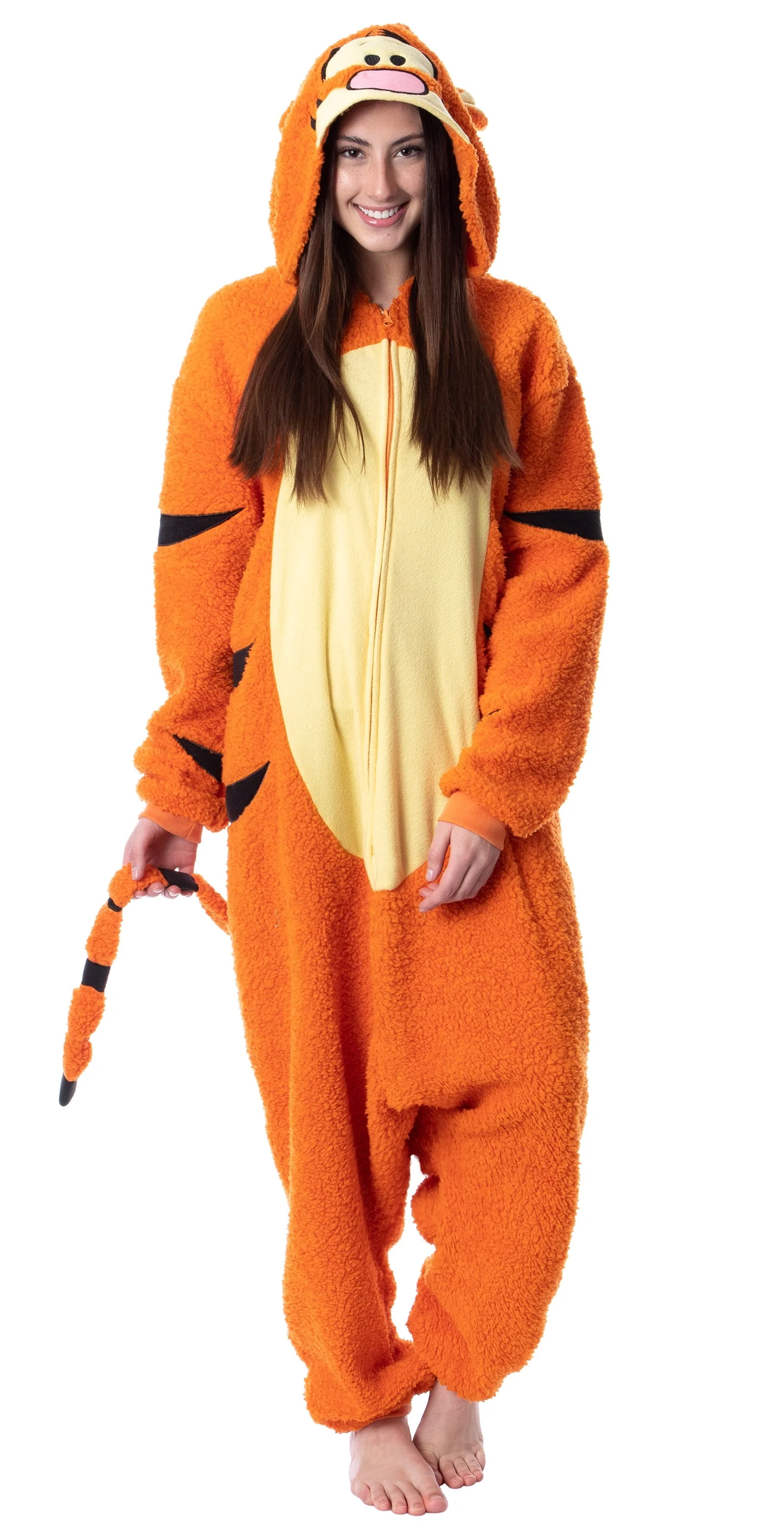 Disney Lilo & Stitch Adult Stitch Kigurumi Cosplay Costume Sherpa Union Suit Pajama Outfit - Image 6 Disney Lilo & Stitch Adult Stitch Kigurumi Cosplay Costume Sherpa Union Suit Pajama Outfit - Image 6