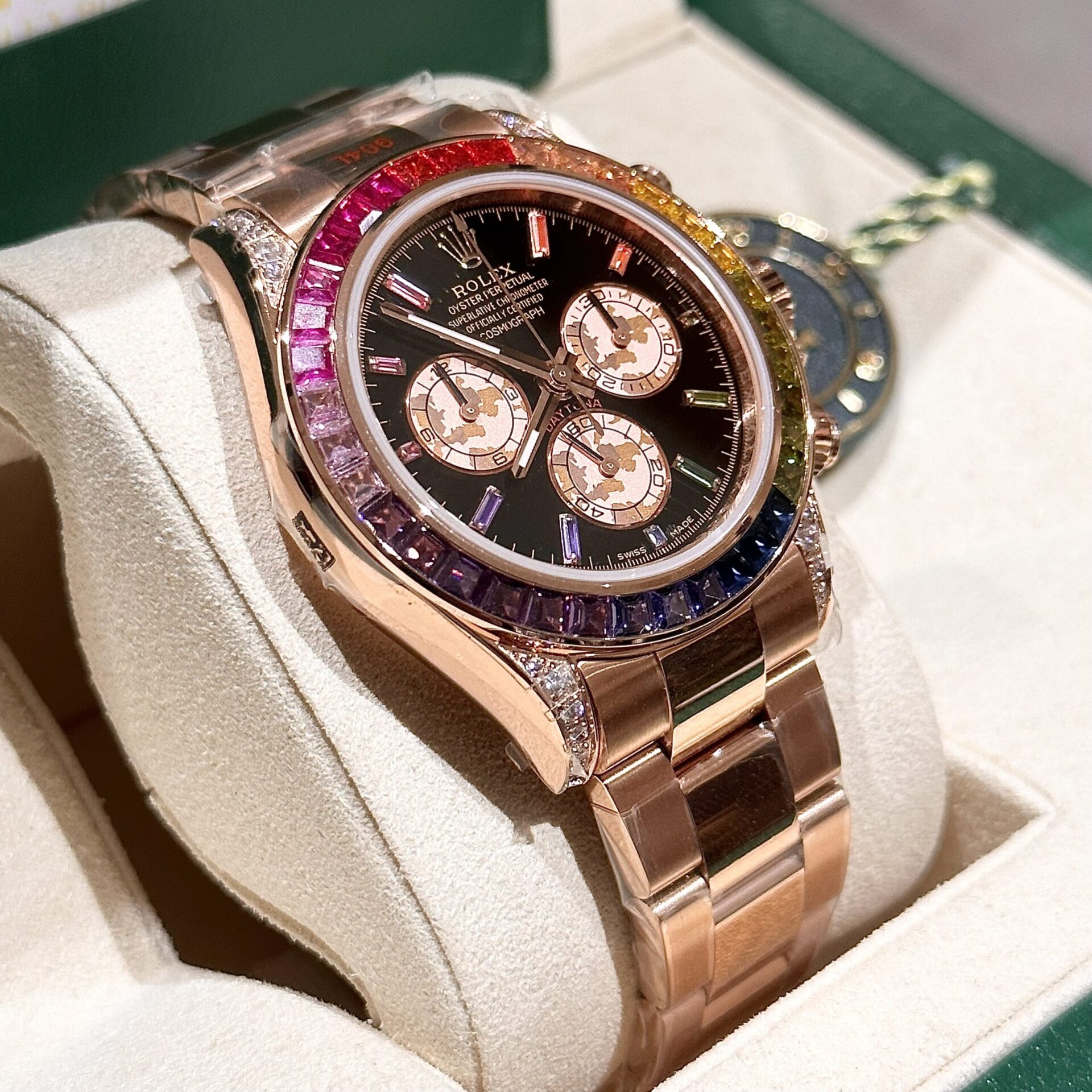 Rolex Replica 11 Watch Cosmograph Daytona Black Dial TW Factory 40mm - Elite Watch Atelier
