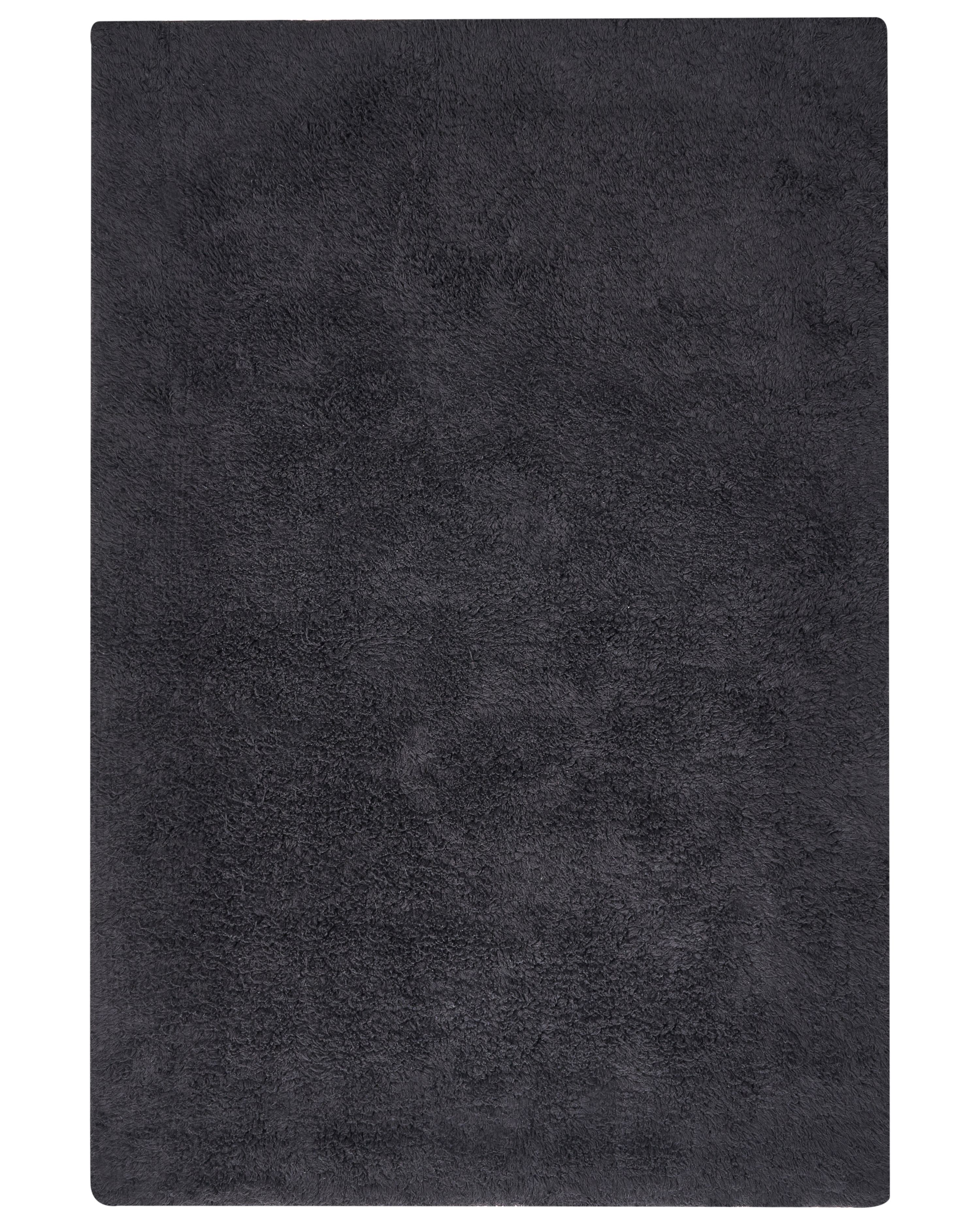 Bath Mat GOELA Black 60 x 90 cm Cotton