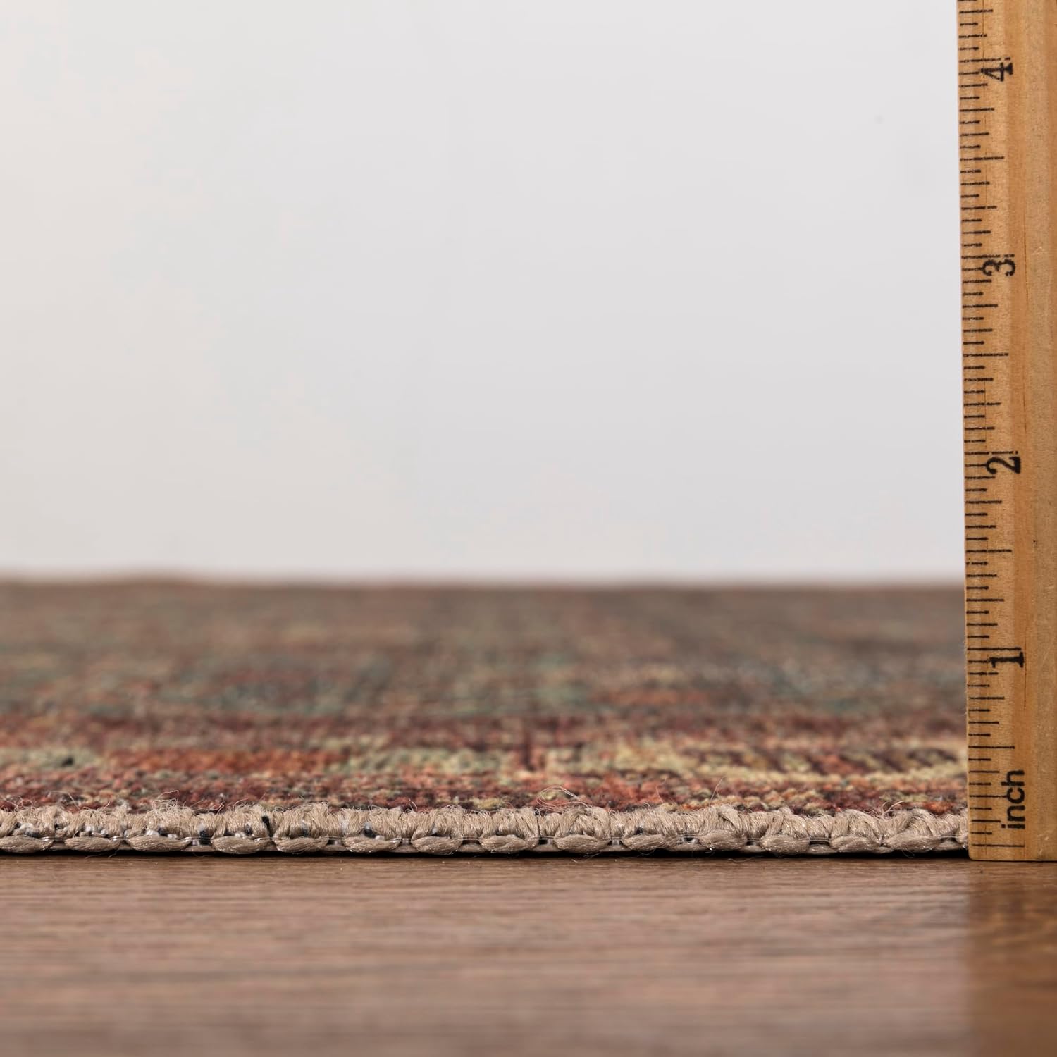 Keen Home Design 10x14 Rug - Machine Washable Area Rug with Non-Slip Backing, Ideal for Living Room, Dining Room, Bedroom - Vintage, Easy Clean, Durable, Low Pile Rug - (9'7