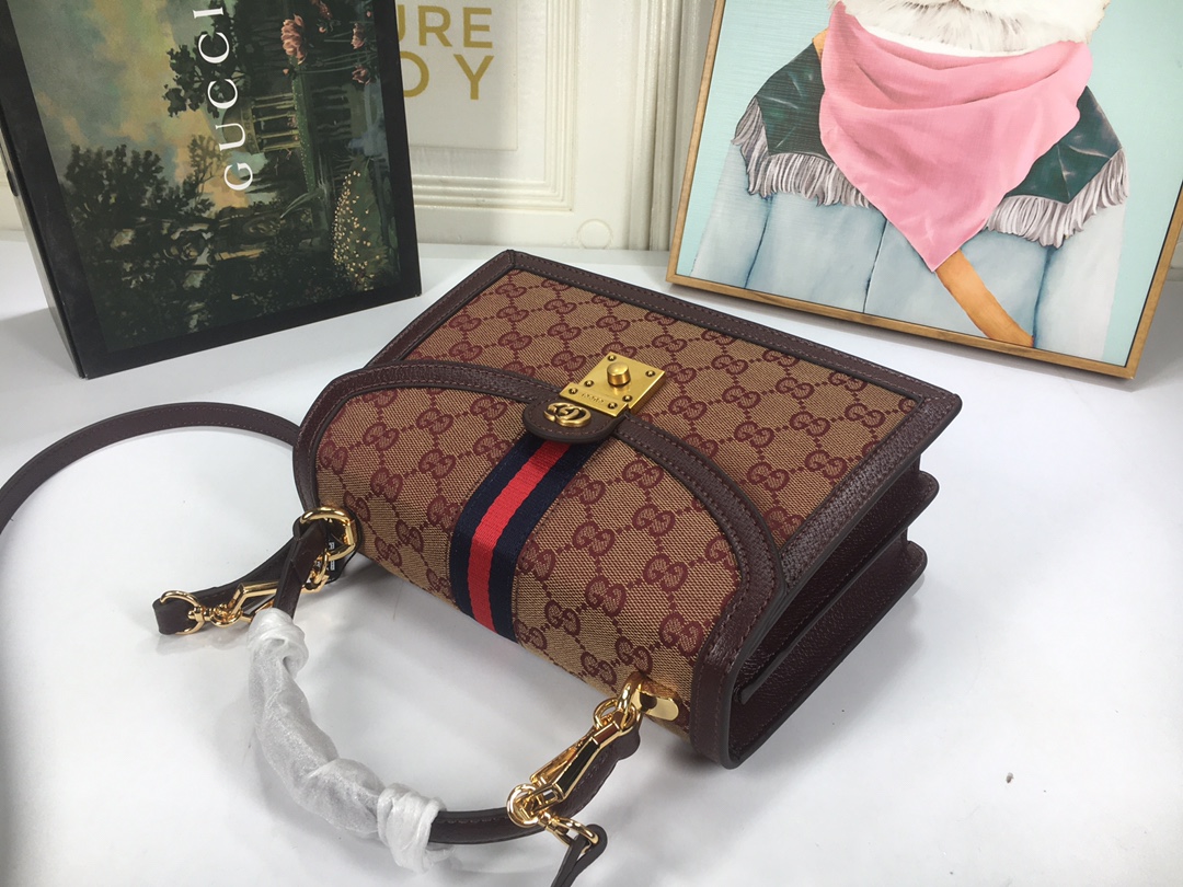 Replica Gucci Ophidia Small Top Handle Bag With Web 6510551:1High-quality replica