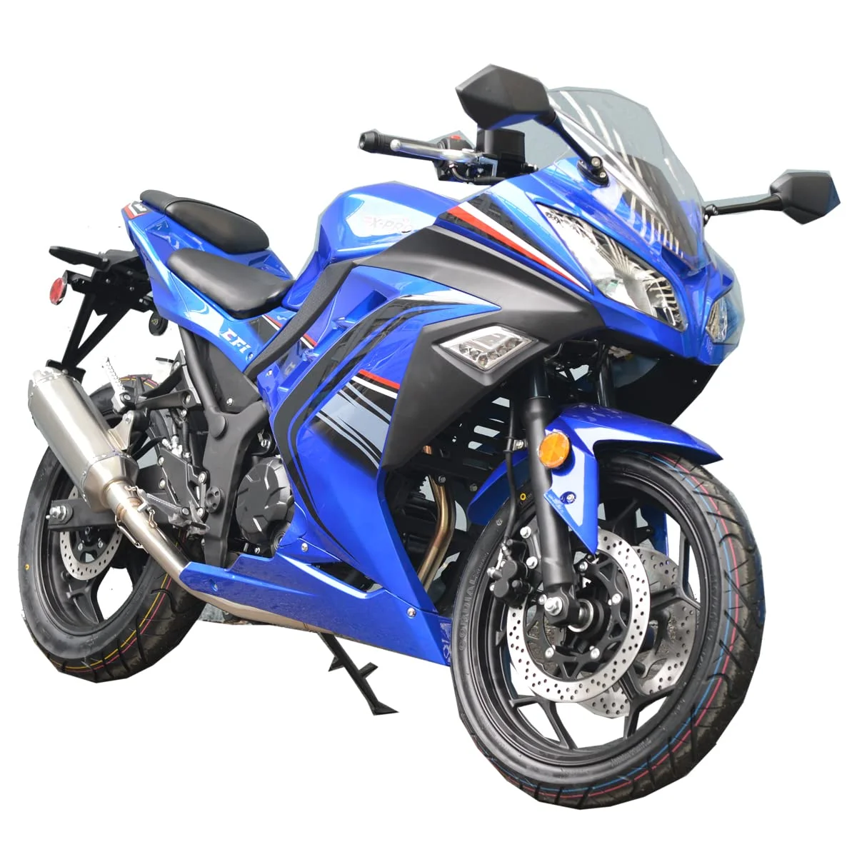 X-Pro Brand New 250cc EFI Fuel Injection Dirt Bike Motorcycle Street Bike, 6 Manual Transmission Electric Start 17" Wheels Assembled in Crate - Image 4