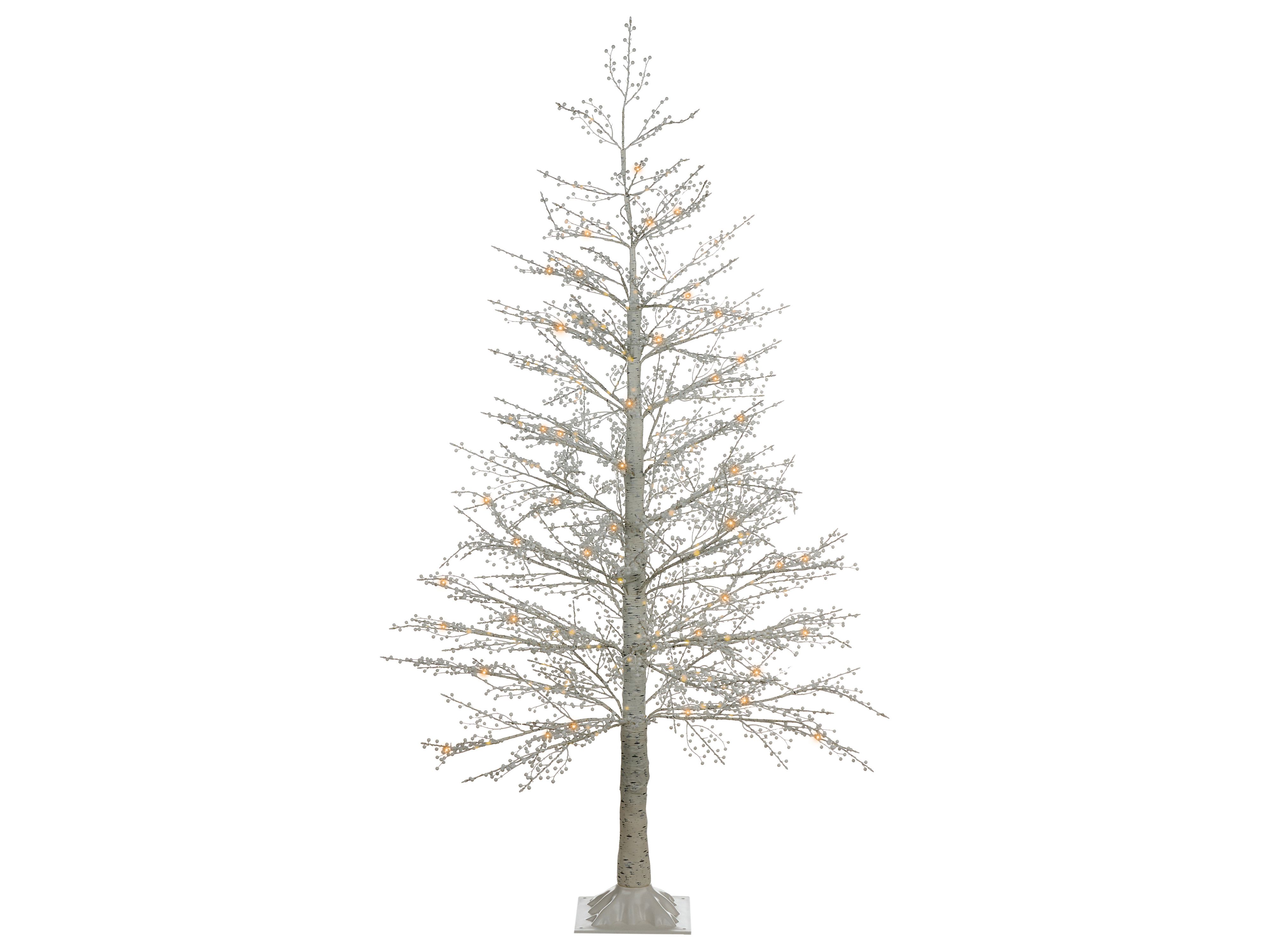 Outdoor Decoration LED SUONTEE Christmas Tree 180 cm White