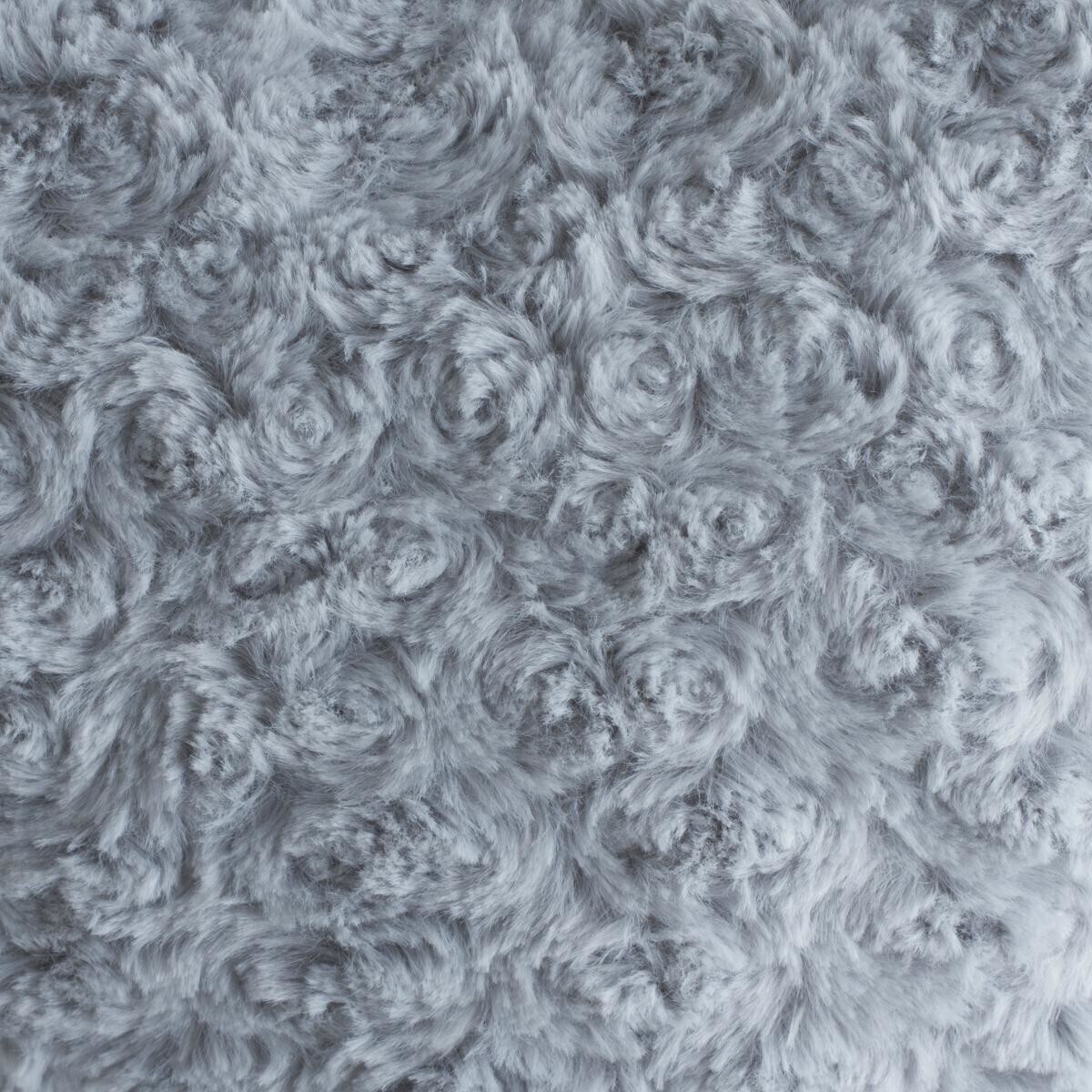 Cushion "Heart", bouclette Grey, 28x36 cm