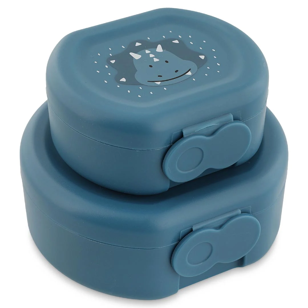 Trixie Snackbox mit Clip - 2er-Set - Mr. Treceratops