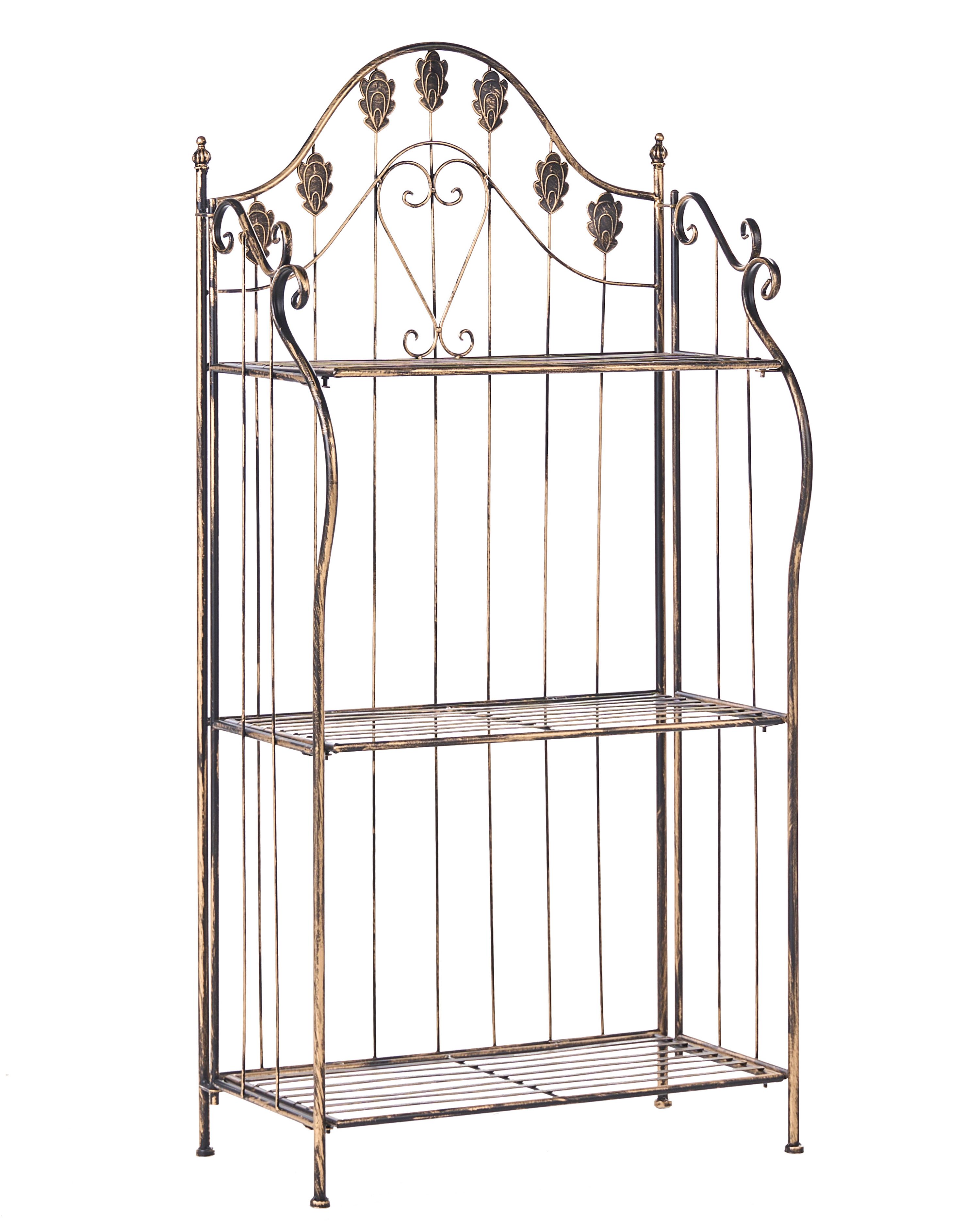 Shelving Unit VISANO Metal 59 cm 30 cm Black