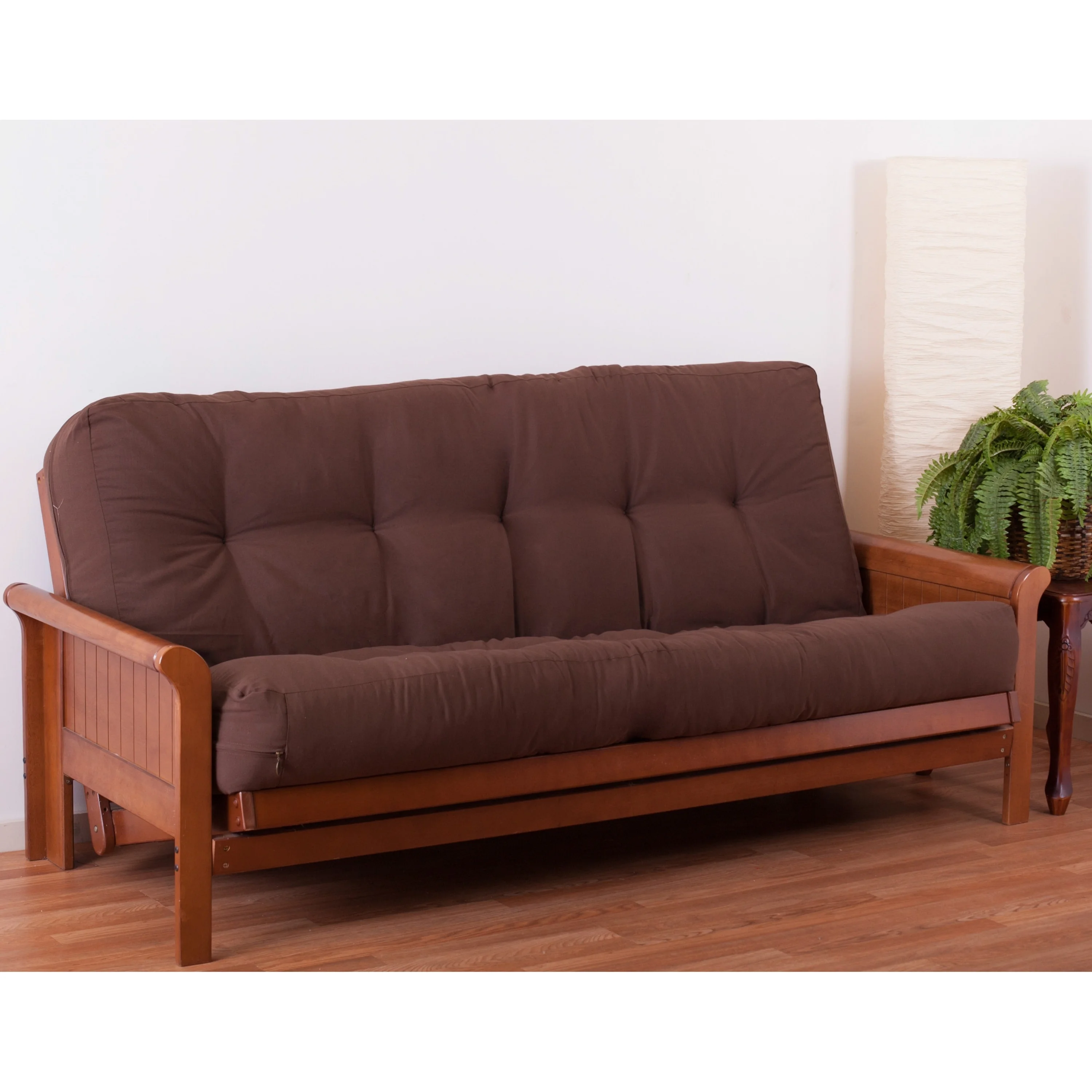 Blazing Needles Renewal 10-inch Twill Full-size Futon Mattress - Sage - Sage - Image 10