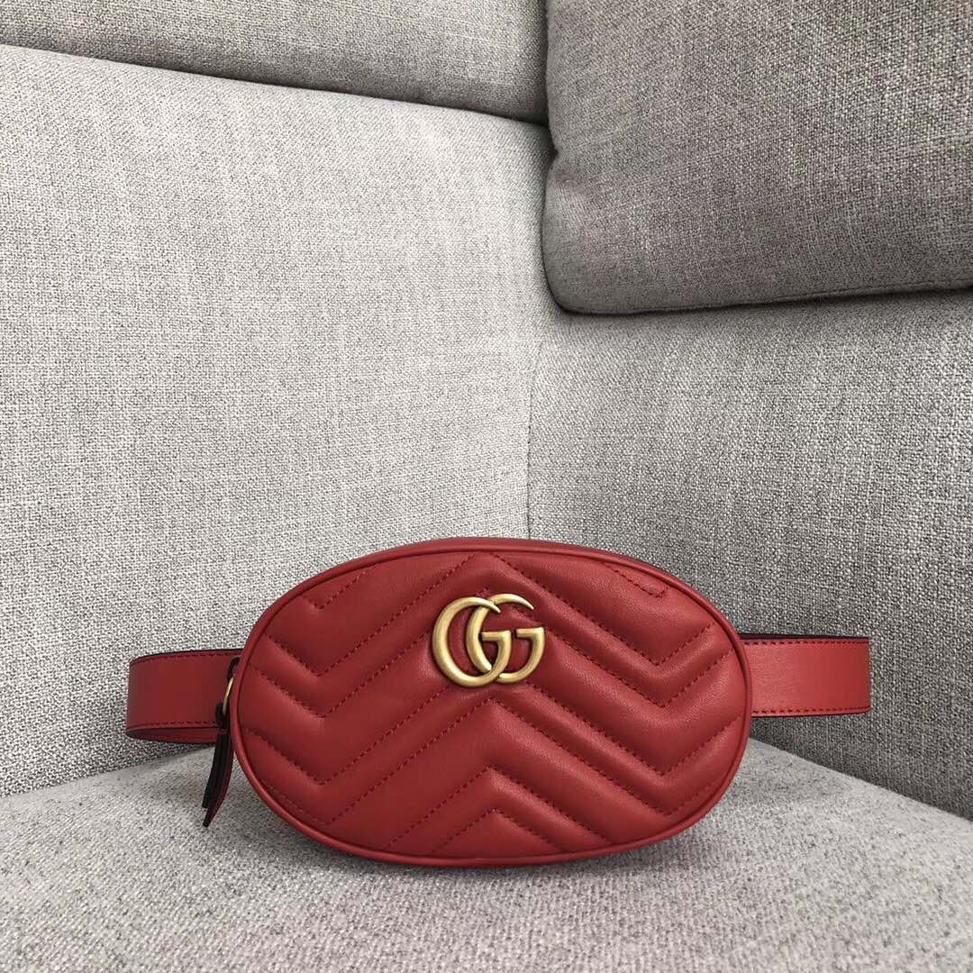 Replica Gucci Marmont Matelasse Leather Belt Bag1:1High-quality replica
