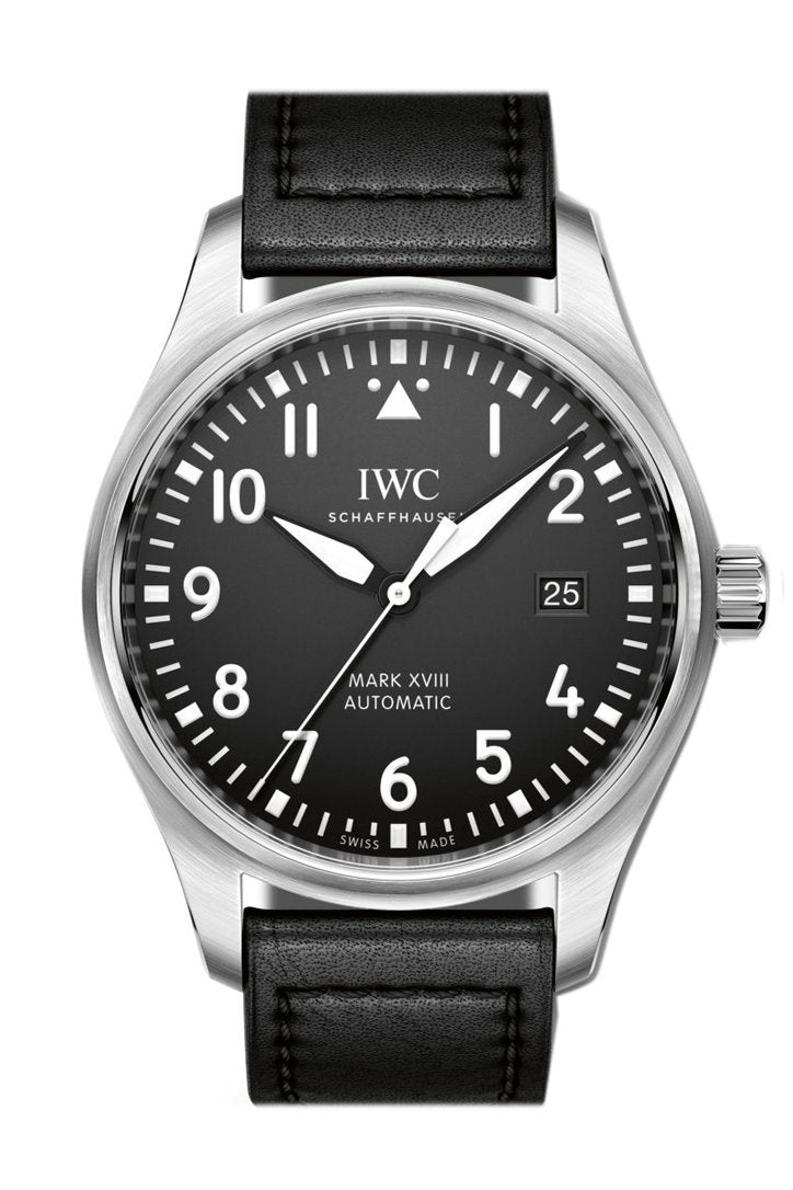 IWC Pilot's Mark XVIII Automatic Black Dial 40mm Men's Watch IW327001(1:1 replica) - Top club