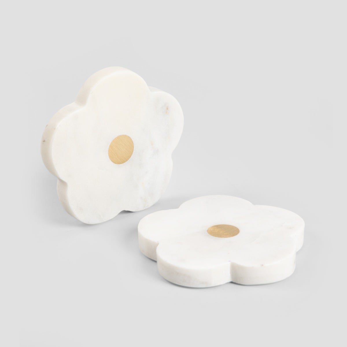 Zestaw podkładek MARBLE marmurowych kwiatki 4 el