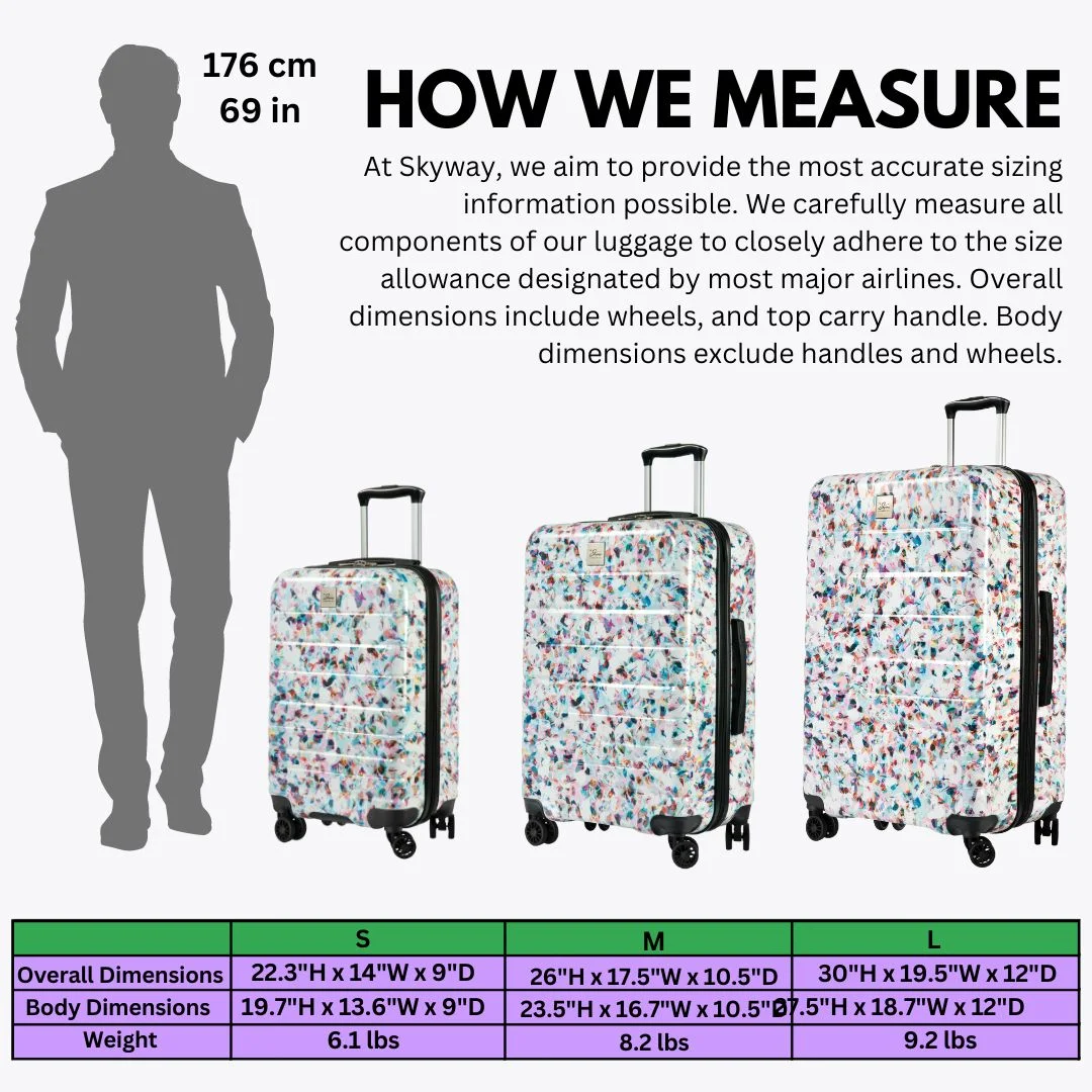 Skyway Luggage Epic 2.0 24" Hardside 8-Wheel Medium Check-In Spinner - Image 8