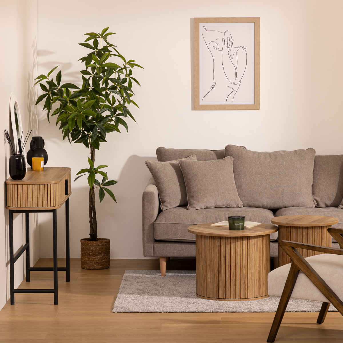 Framed canvas"Visage" 50x70 cm