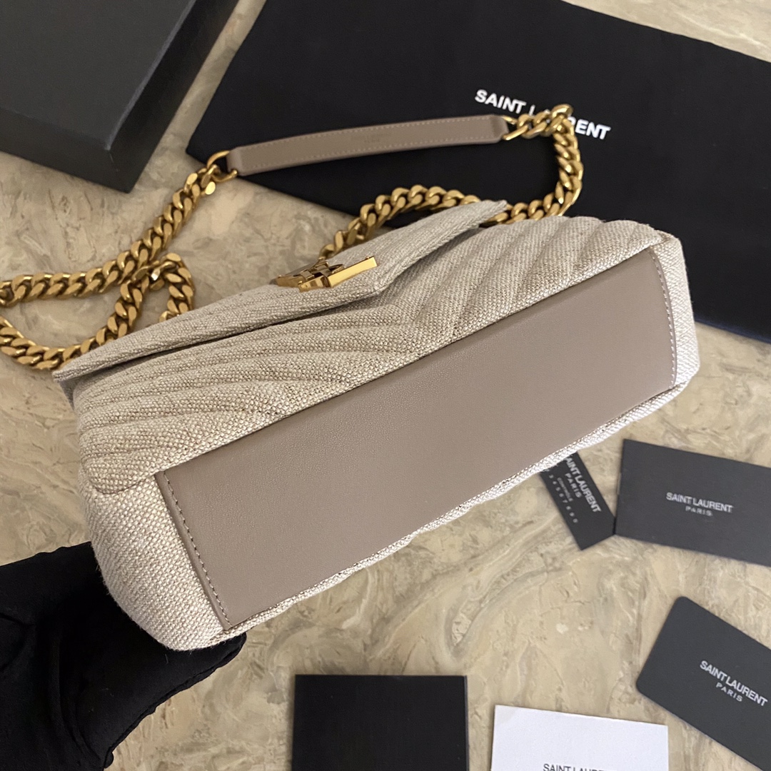 COLLEGE MEDIUM IN QUILTED LEATHER1:1High-quality replica