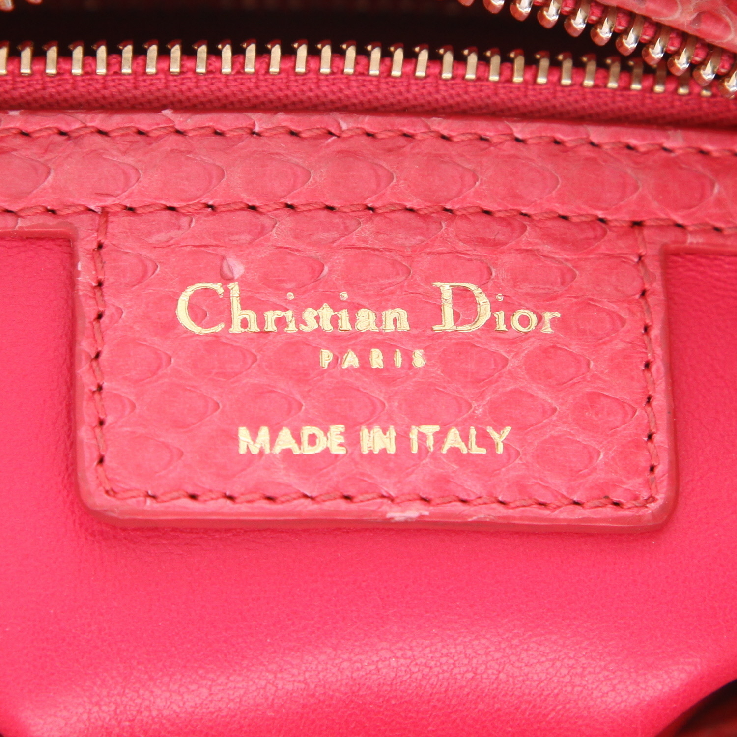 Dior Lady Dior handbag in pink python1:1High-quality replica