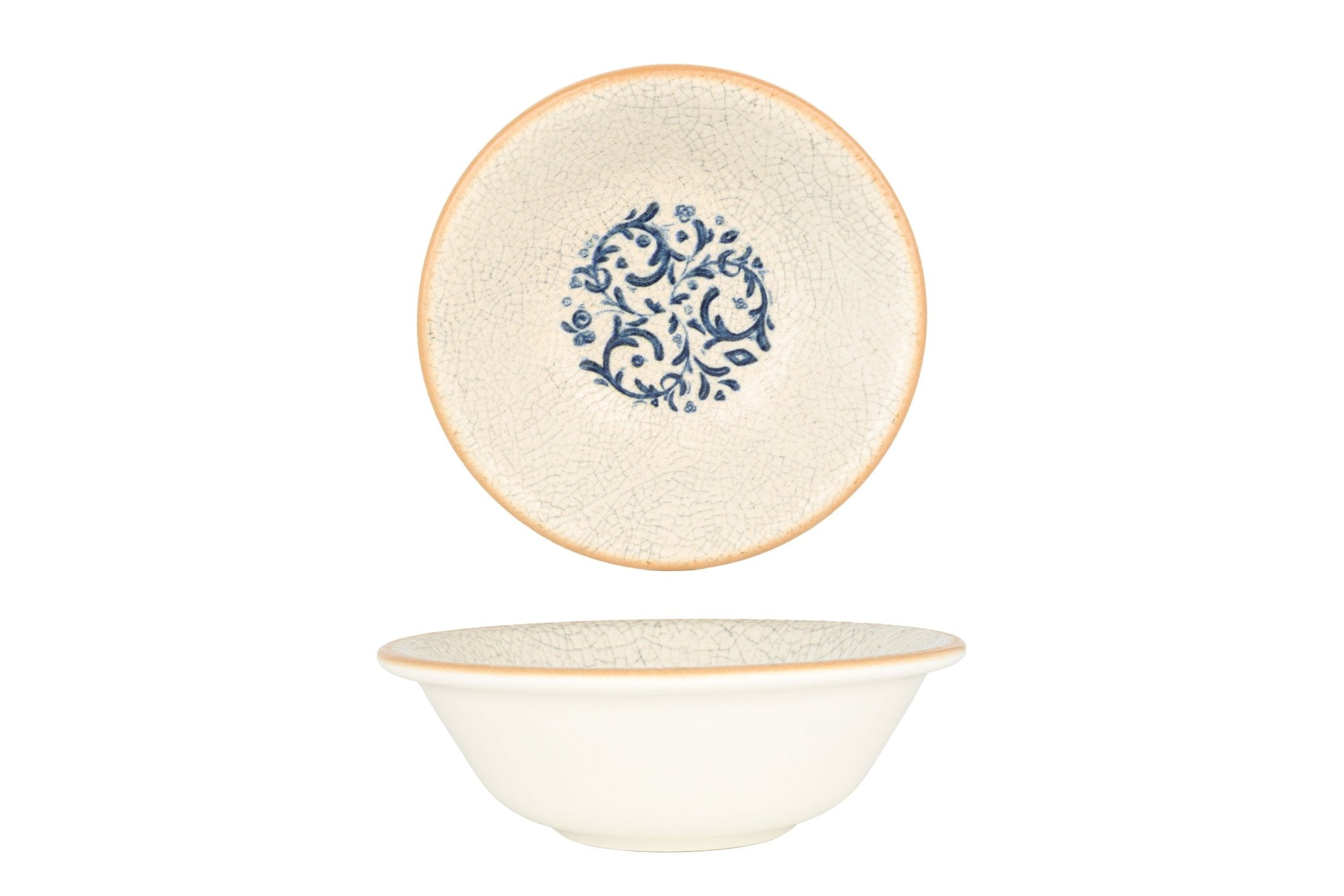 Bonna Kommetje - Viento - Porselein - 16 cm (400cc) - set van 6