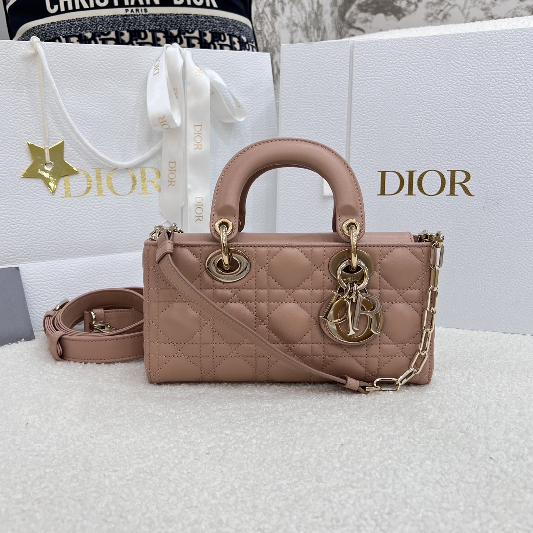 Dior Medium Lady D-Joy Bag Pink For Women 8,7in/22cm1:1High-quality replica