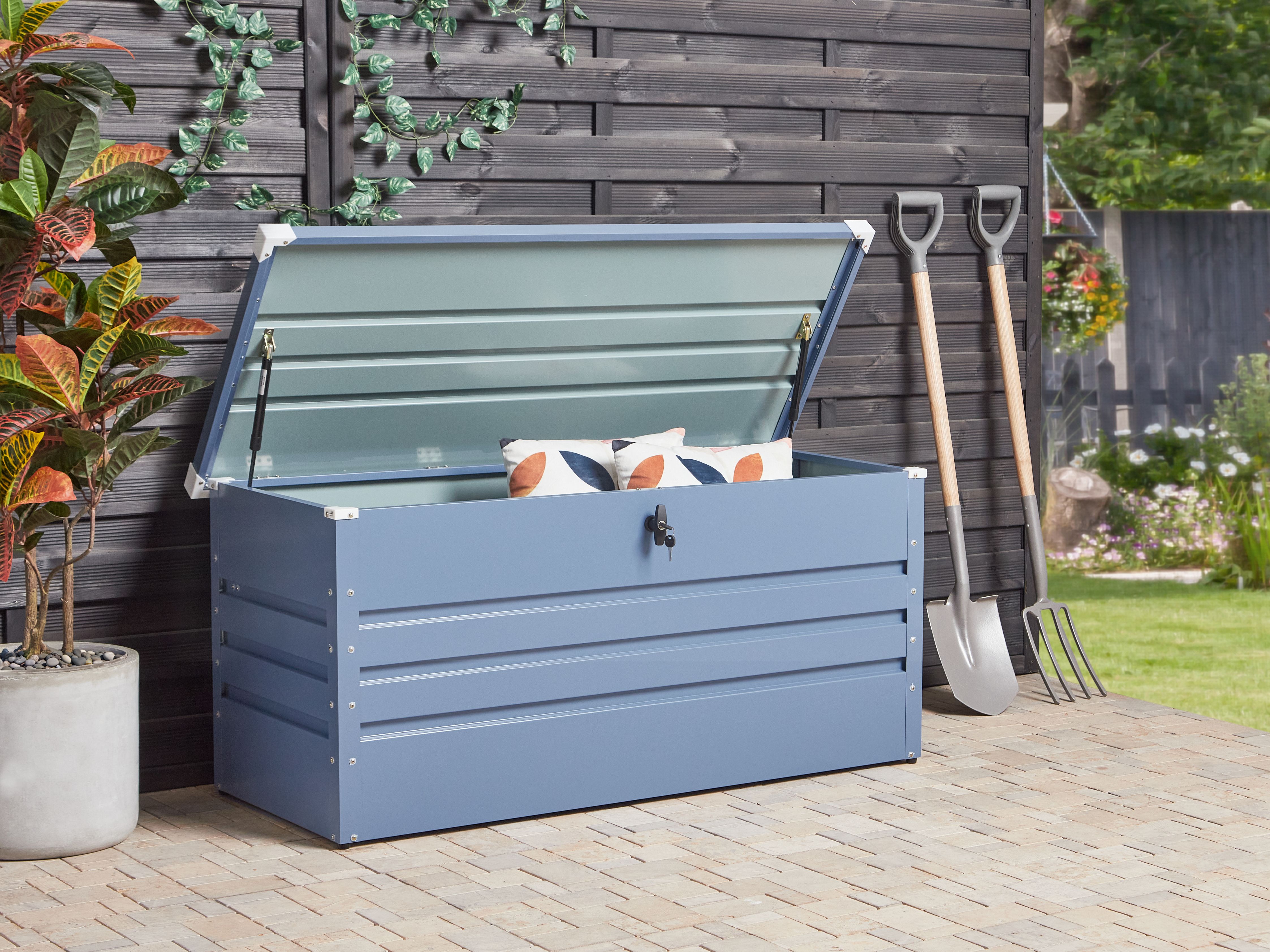 Storage Box CEBROSA 132 cm 62 cm Blue