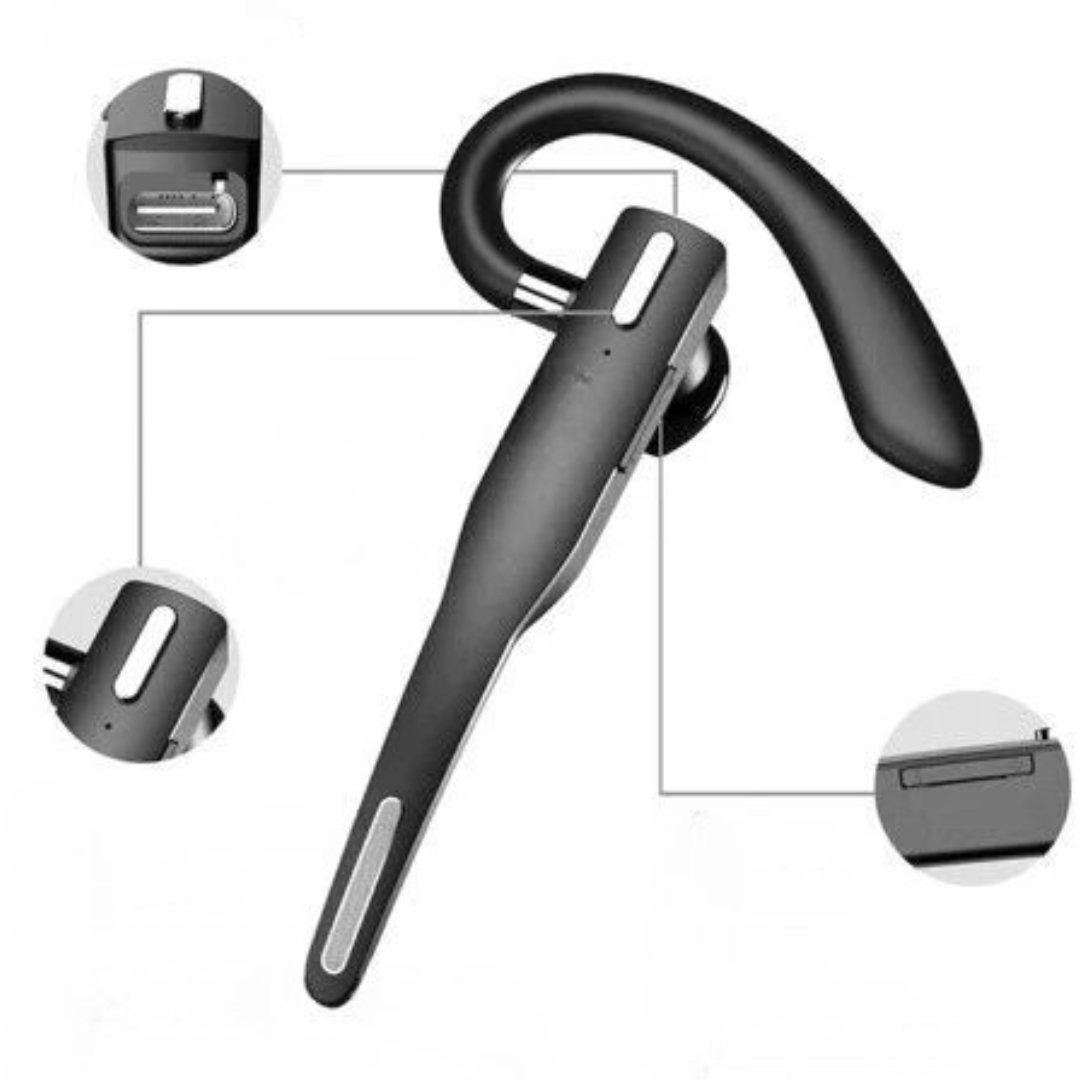 Professionele Bluetooth-headset met Ruisonderdrukking en Ergonomisch Ontwerp