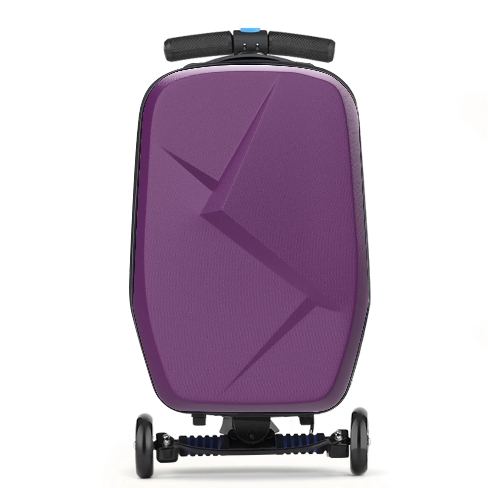Advwin Scooter Luggage for Kids & Adults, Hardside Ride on Suitcase for Kids Ages 4-15 Multifunctional Lightweight Foldable Carry on Luggage with Wheels Ride on for Children Teenagers, Pink - Image 25