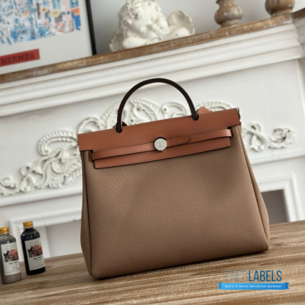 Hermès Herbag Zip 31 Bag | 31x25x10 cm | Luxury Canvas & Leather Shoulder Bag for Women | Spacious Everyday Hermès Tote1:1High-quality replica
