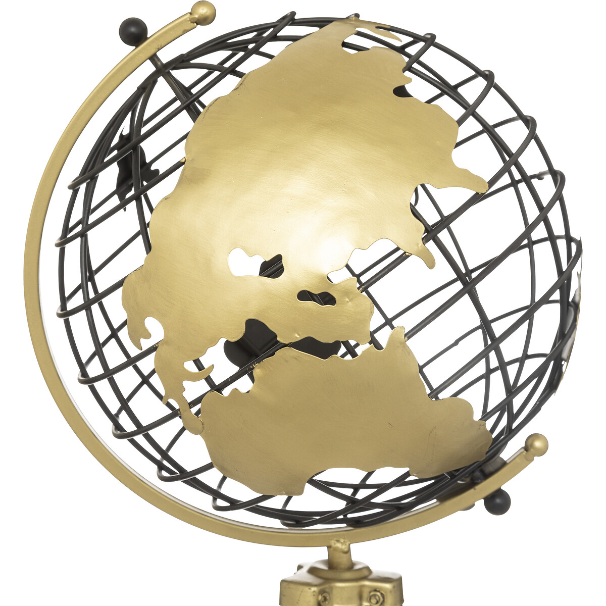 Globe "Ramon", metal Black, 70 cm