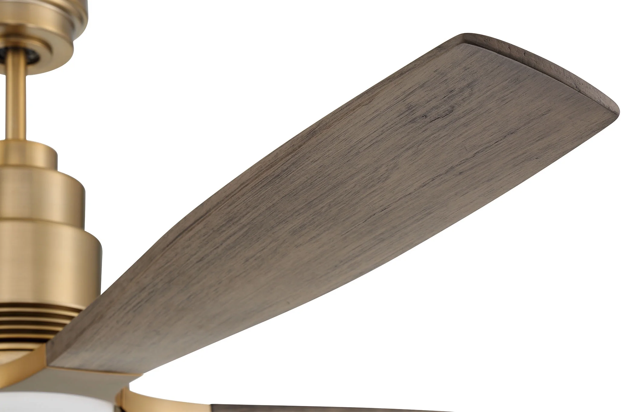 RIC60SB4-Craftmade Lighting-Ricasso - 4 Blade Ceiling Fan with Light Kit In Contemporary Style-60 Inche Wide-Satin Brass Finish