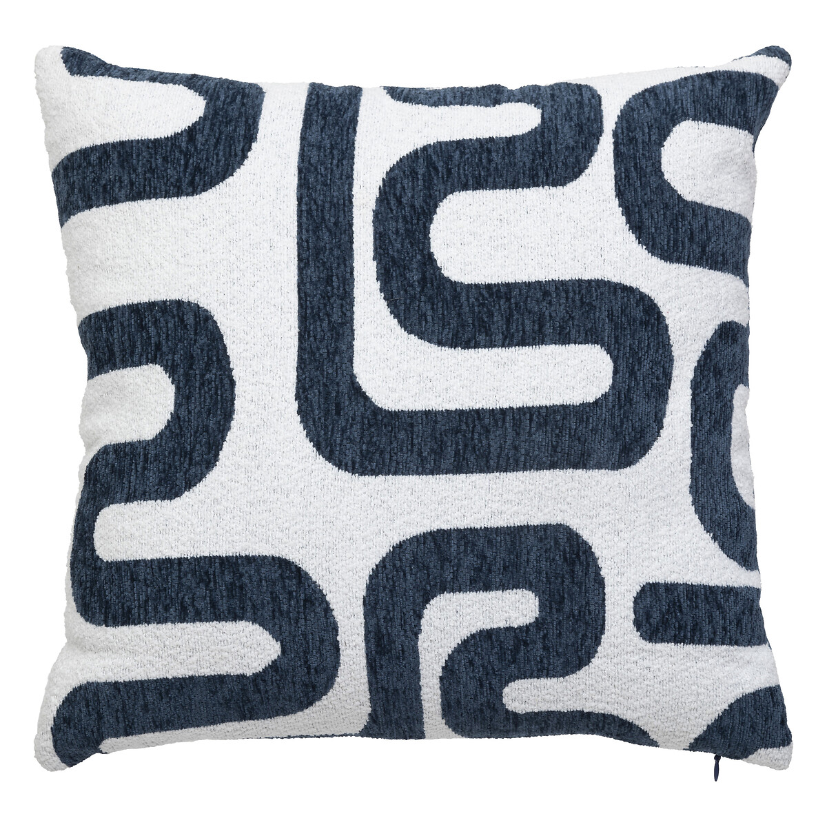 Jacquard cushion "Safina" Aegean blue, 40x40 cm