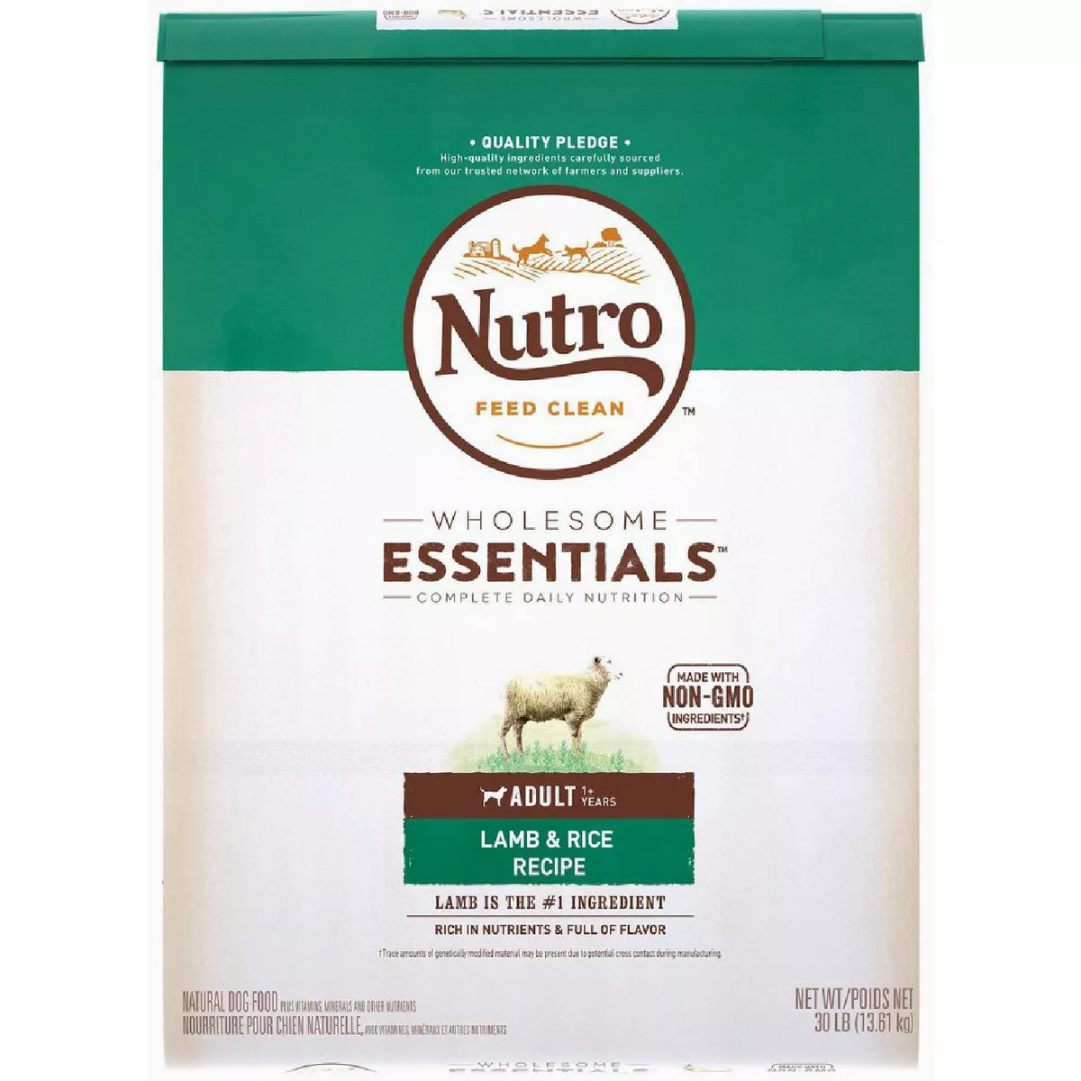 Nutro Wholesome Essentials 30 Lb. Lamb & Rice Adult Dry Dog Food