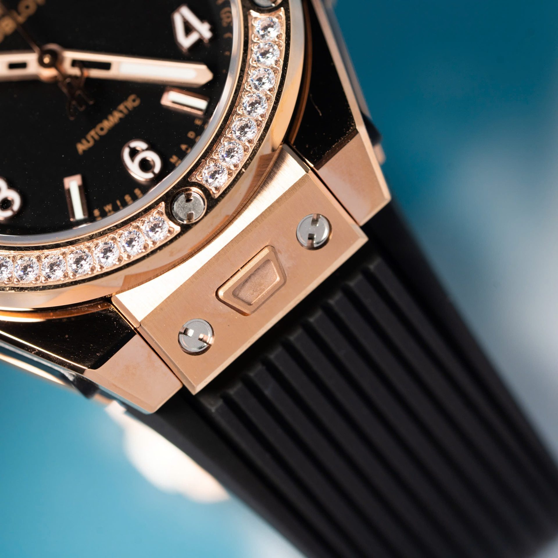 Hublot Replica 1:1 Watch Big Bang One Click With Diamond Bezel King Gold 39mm - Top club