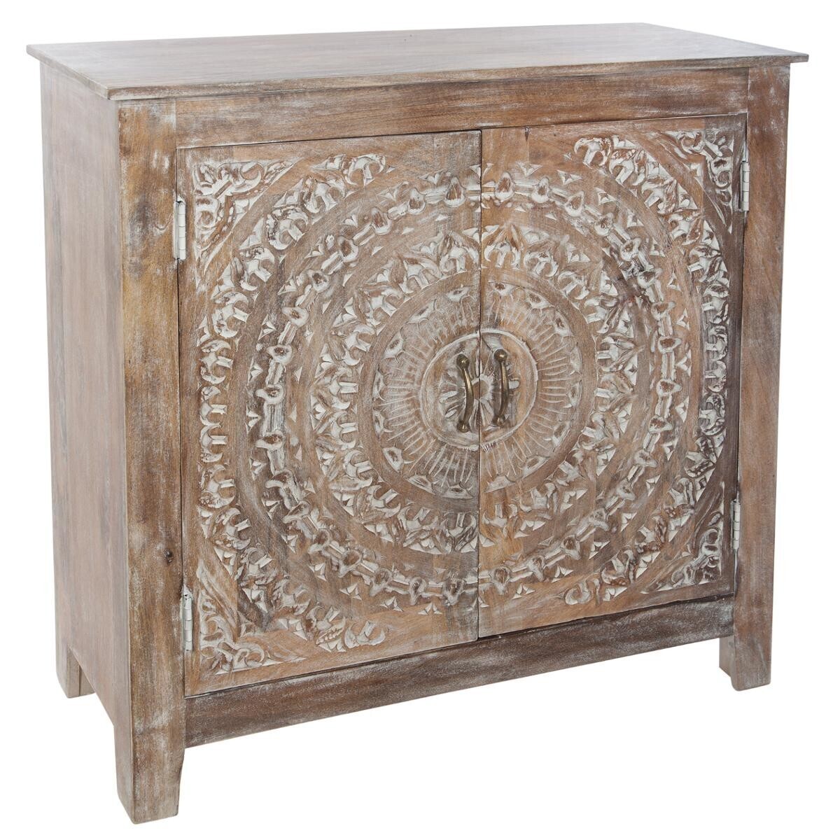 2-door Buffet "Shirel" Mango wood, 90x90 cm
