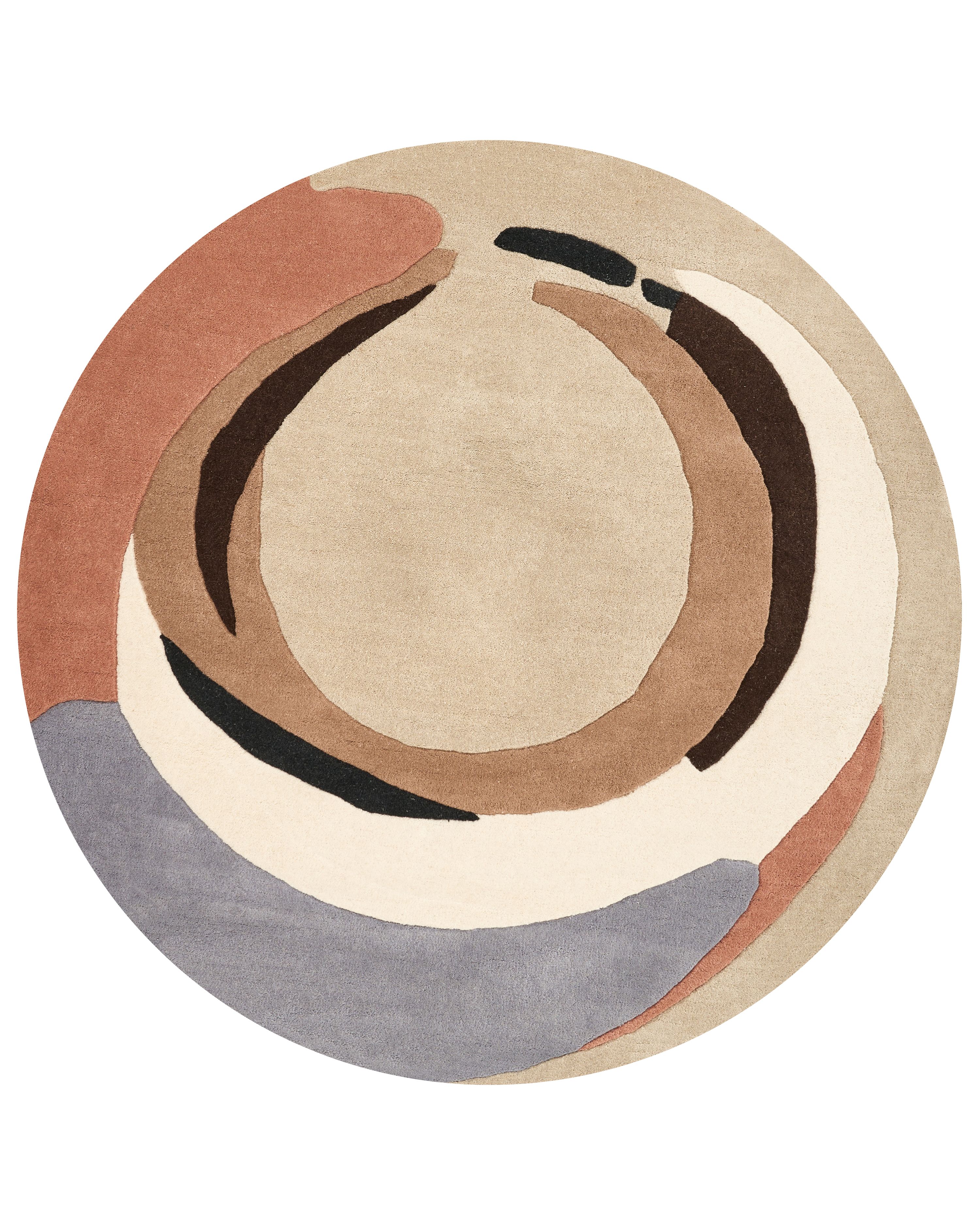 Rug SARGODHA Multicolour ø 140 cm Wool
