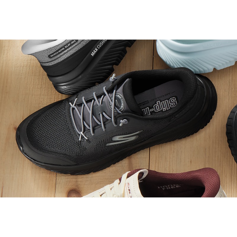 Skechers Men's Slip-Ins GO WALK Max Cushioning Shoe with APMA Seal of Acceptance - MIDNIGHT VELVET CATALOG