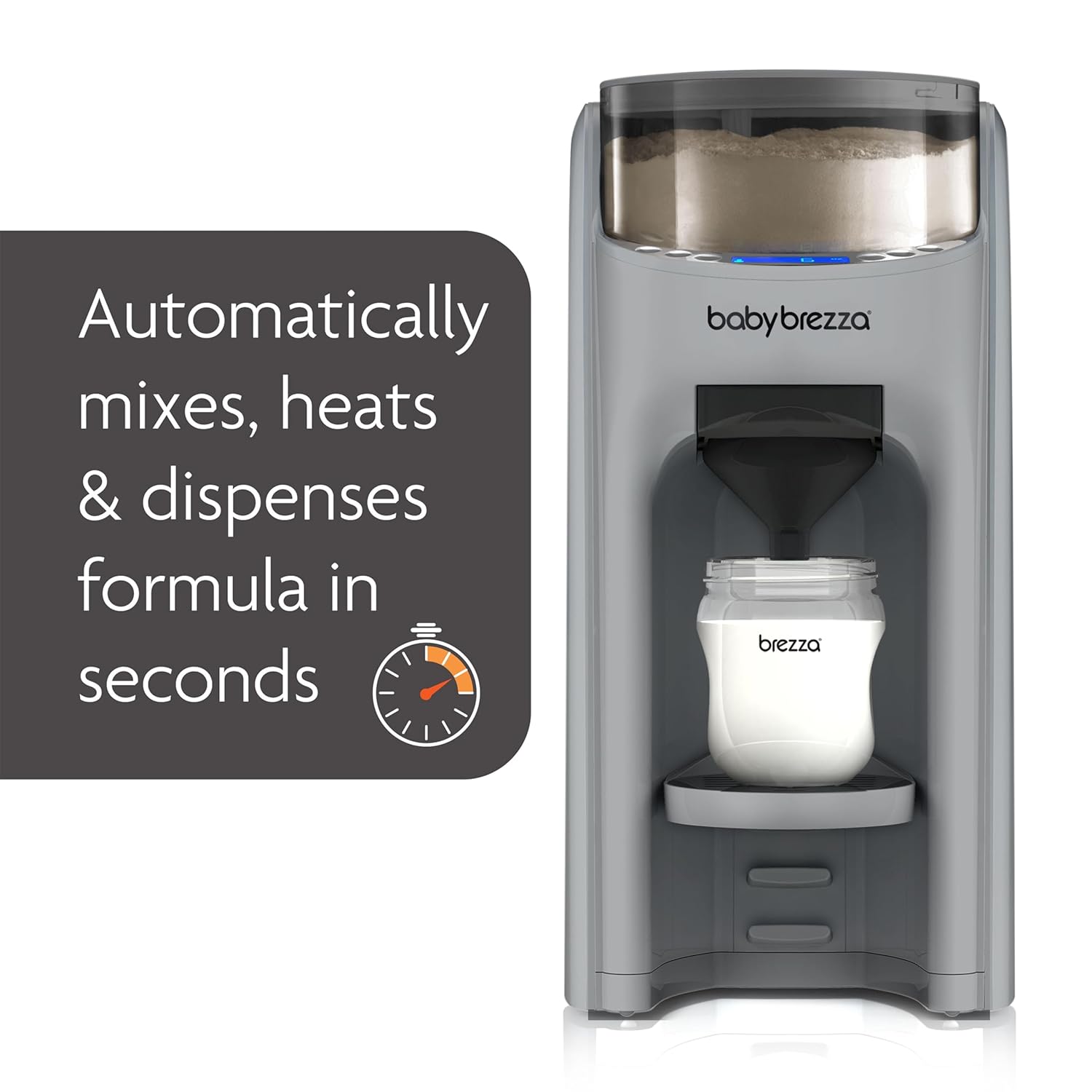 Baby Brezza Formula Pro Advanced Dispenser, Automatic Warm Formula Maker, BPA-Free, White - Image 15