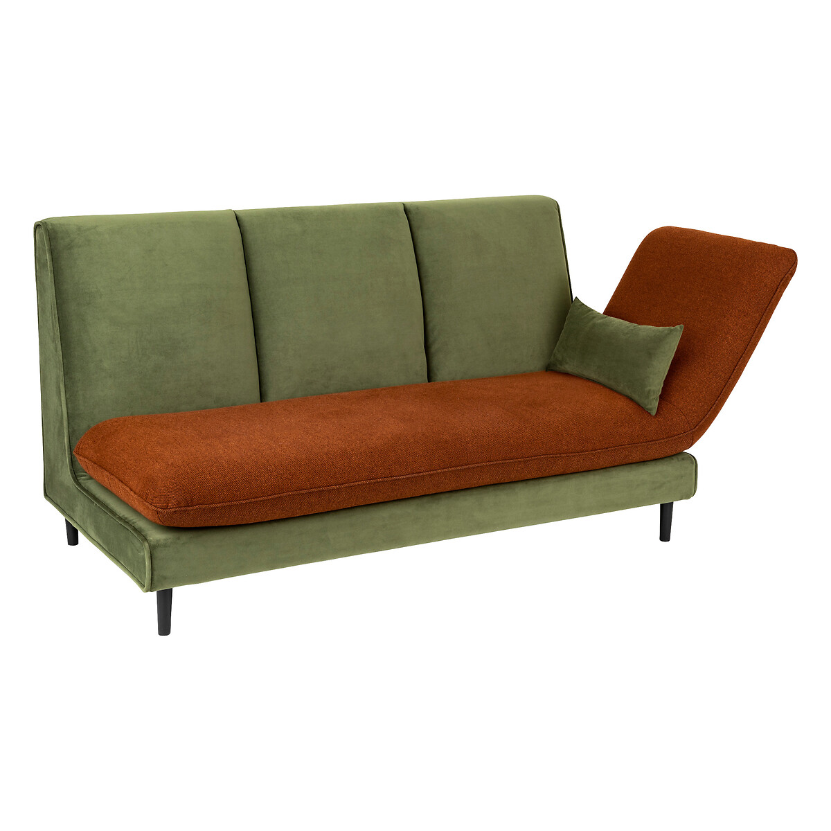 Sofa "L'&eacute;chap&eacute;e" Atmosphera x matali crasset 3-seater, Green, Amber