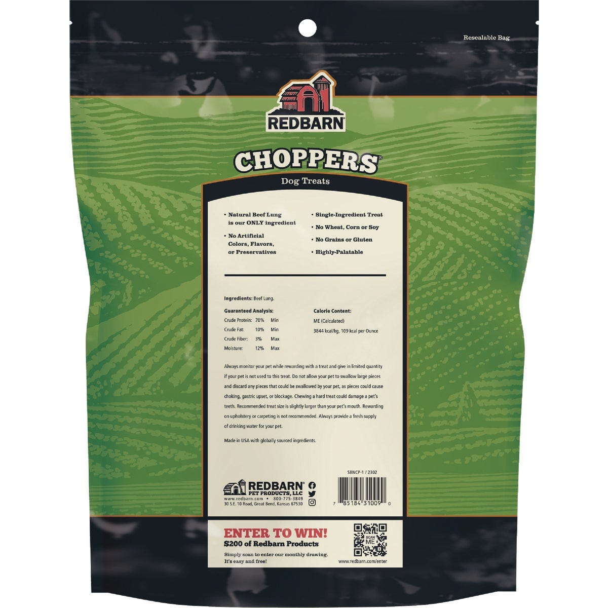 Redbarn Choppers 9 Oz. Dog Treat
