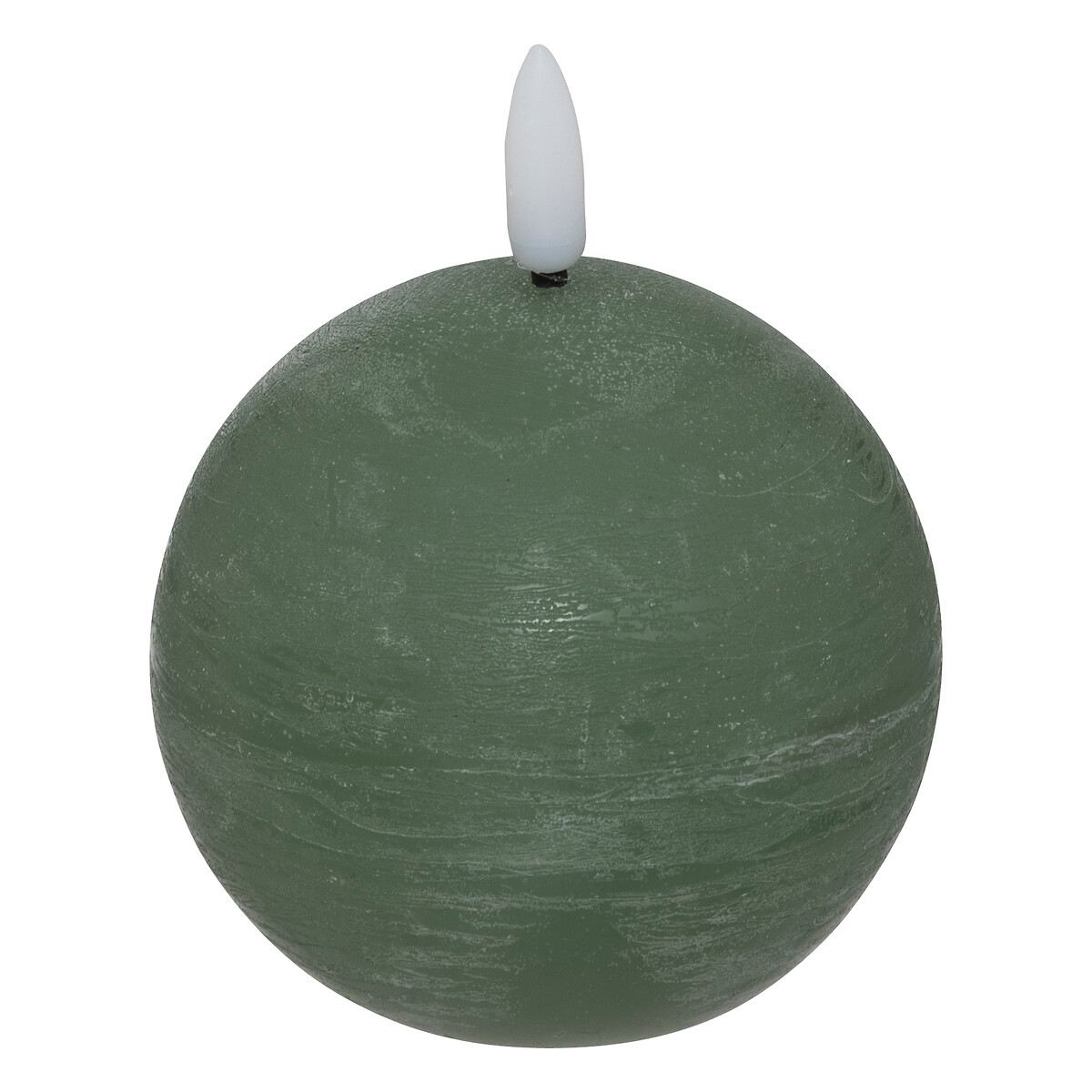 "Molia" LED ball candle Green, D.12 cm