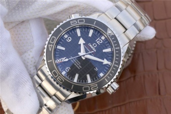Replica Omega Planet Ocean Professional Ceramic Bezel 45mm OMF 007 SS Bracelet A8501 - Elite Watch Atelier