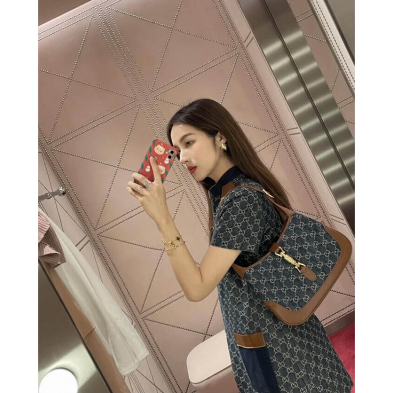 Replica Gucci Denim Jackie 1961 Small Shoulder Bag 6367061:1High-quality replica