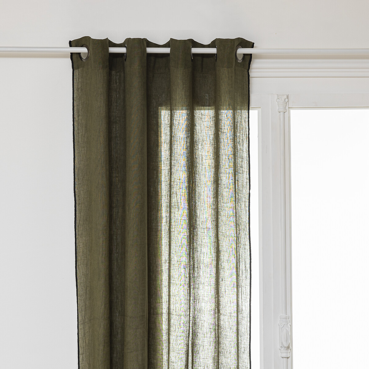 Curtain "Linah" Khaki green, 130x260 cm