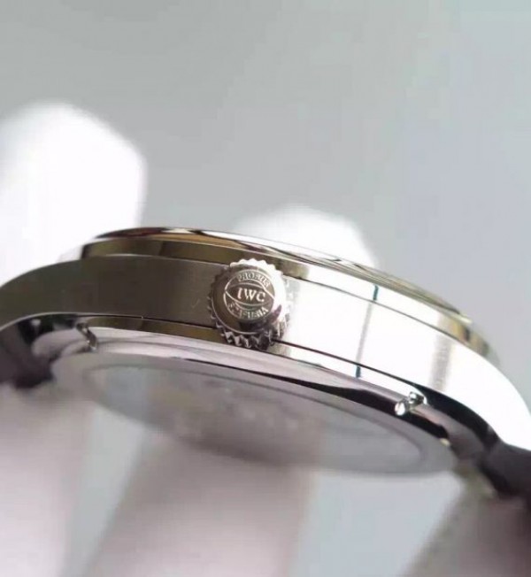 Replica IWC TF Portuguese Tourbillon Moonphase Leather Strap - Top club