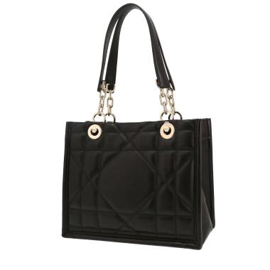 Dior Essential shopping bag in black leather cannage1:1High-quality replica