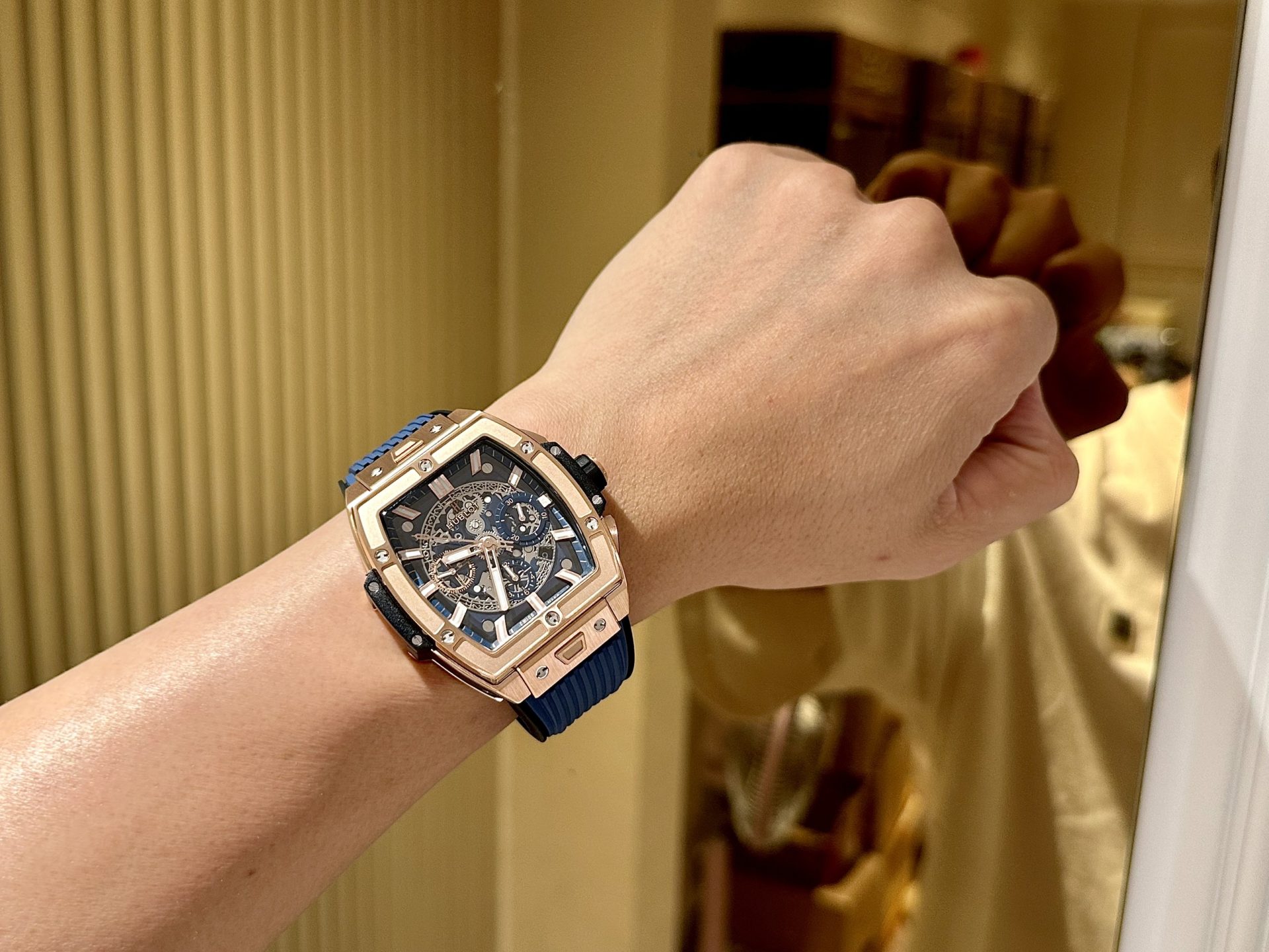 Hublot Replica 1:1 Watch Spirit Of Big Bang Blue Chronograph King Gold 42mm - Top club