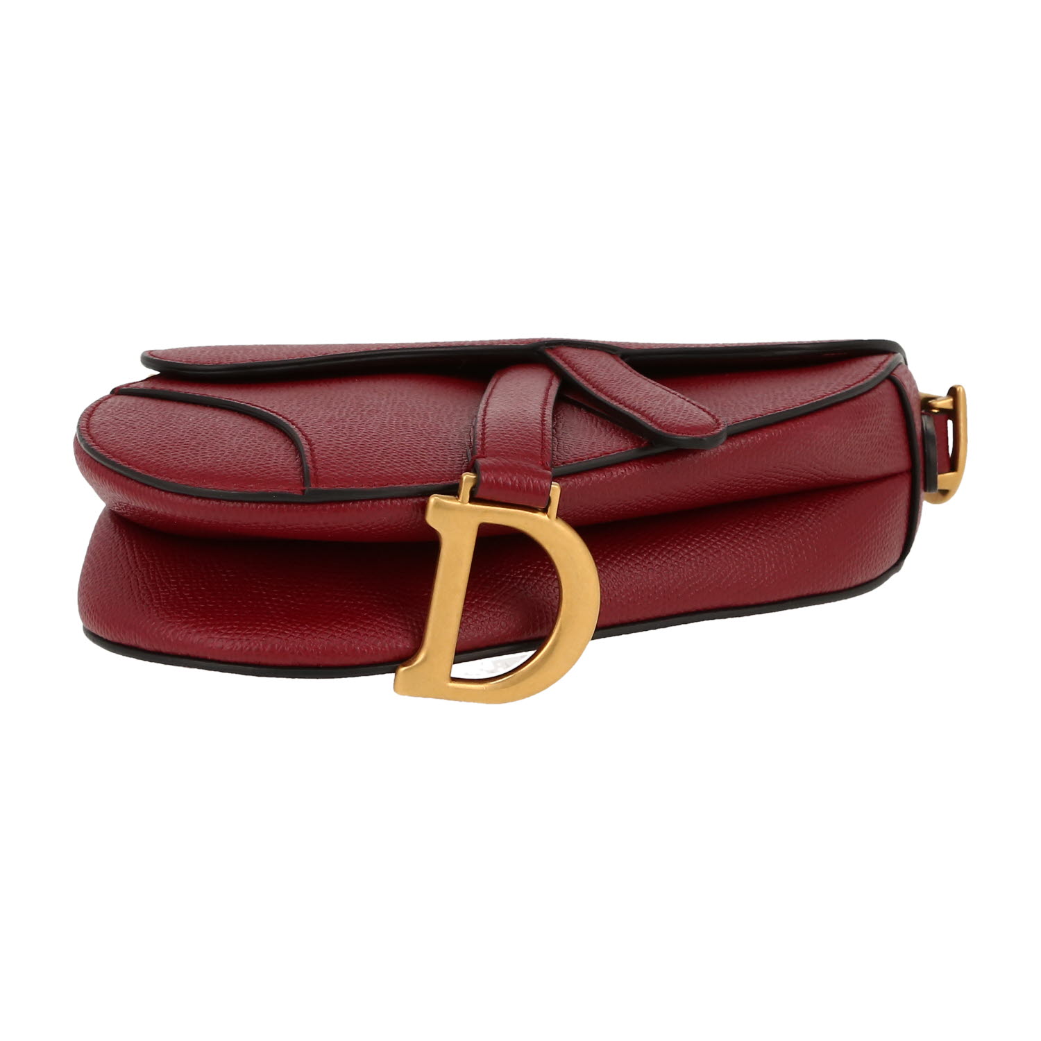 Dior Saddle mini handbag in red grained leather1:1High-quality replica